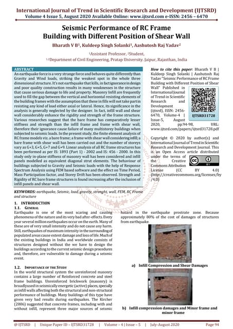 IRJET- A Review on Comparative Studies on Seismic Analysis of Multi ...