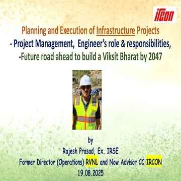 19th Annual Conference on 'Railways in India' by Indian Infrastructure.pdf A Paper by Rajesh Prasad