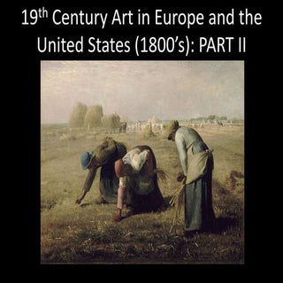 19th Century Art in Europe and the ...