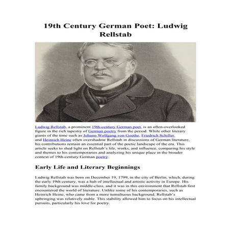 19th Century German Poet Ludwig Rellstab.docx