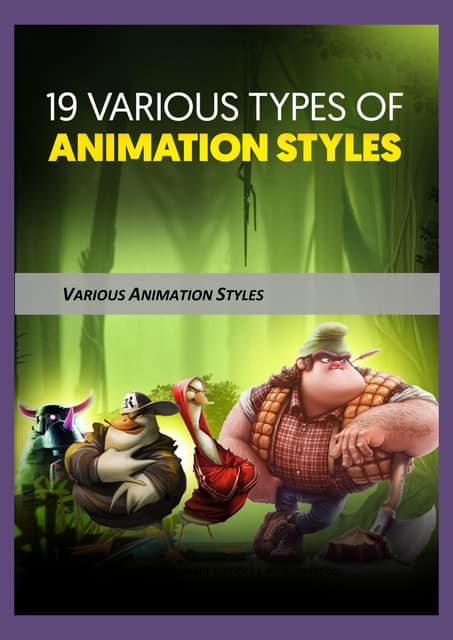 19 types of animation techniques and styles