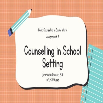 School Counselling