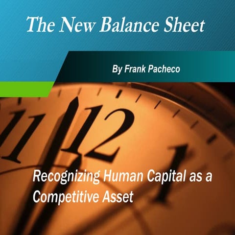 1 The New Balance Sheet