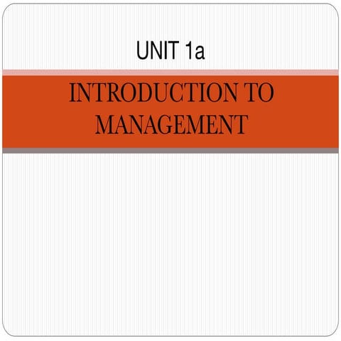 1 a. intro to management