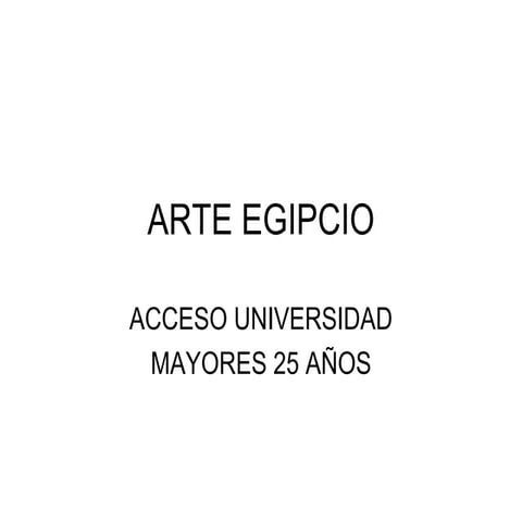 1 a arte egipcio