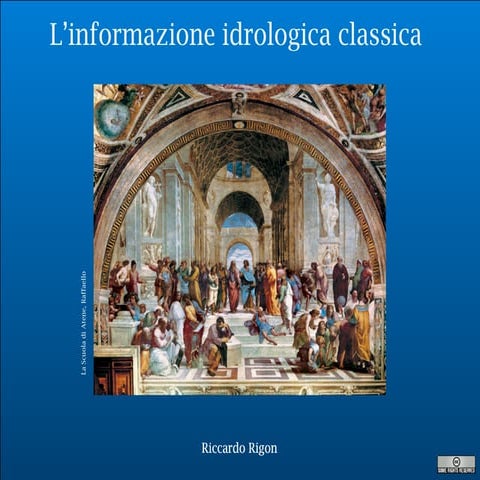 1a e-introduzione all'idrologia-l'informazioneidrologica