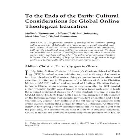 To the Ends of the Earth MacLeod publication