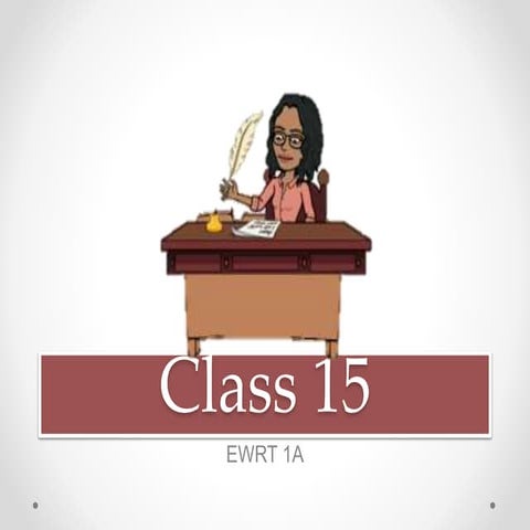 1 a 15 concept essay workshop 