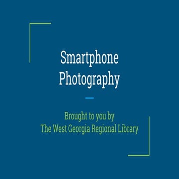 Teen Photography Class