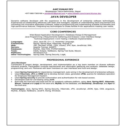 Rajeev's CV | DOCX