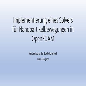 OpenFoam Simulation of Flow over Ahmed Body using Visual CFD software | PDF