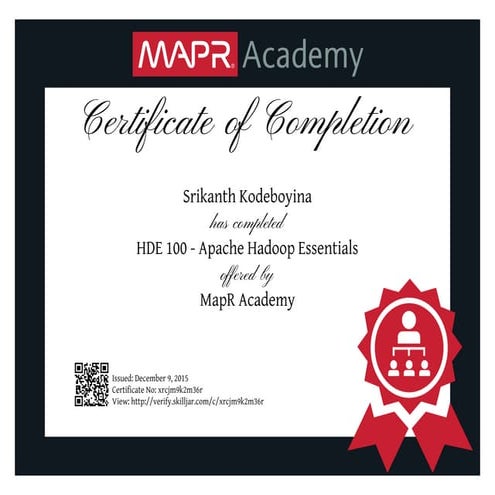 Apachee hadoop essentials