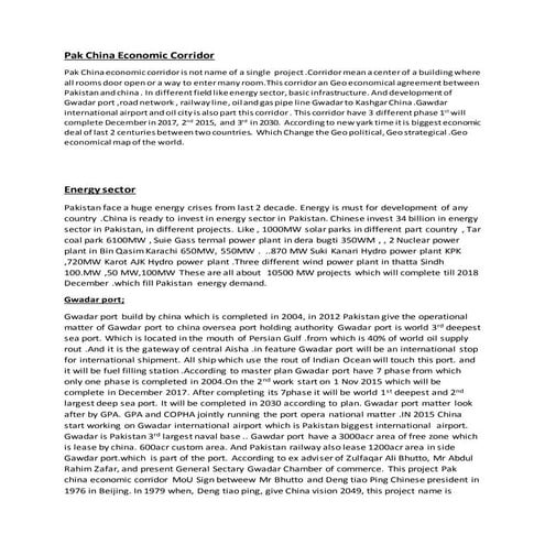 Pak China Economic Corrido1