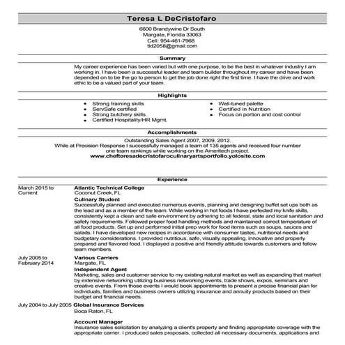 Teresa DeCristofaro Resume (2)