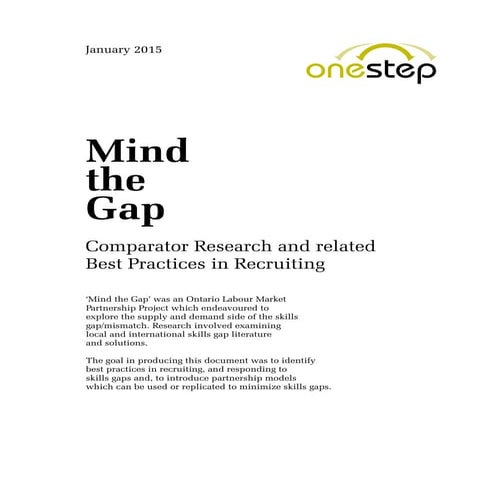 Mind the Gap Report - Web Version- Feb. 25, 2015