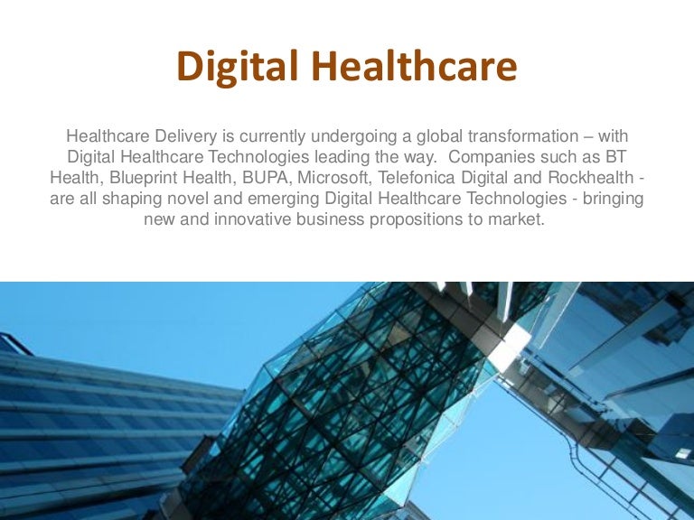 Digital Healthcare Detailed Presentation PDF