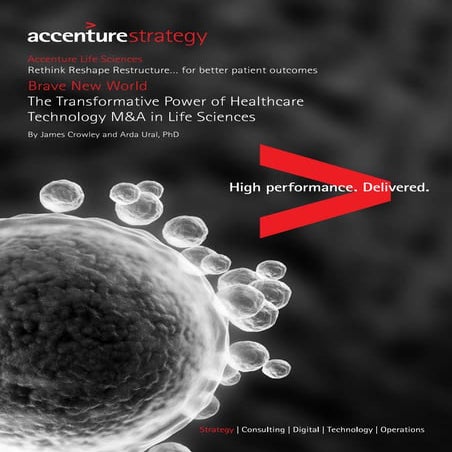 Accenture Transformative Power of Healthcare Technology M&A in Life Science 2015