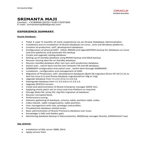 Srimanta_Maji_Oracle_DBA