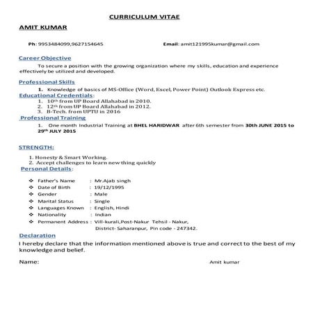 AMIT KUMAR 1 | DOCX