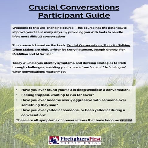 Crucial Conversations PG