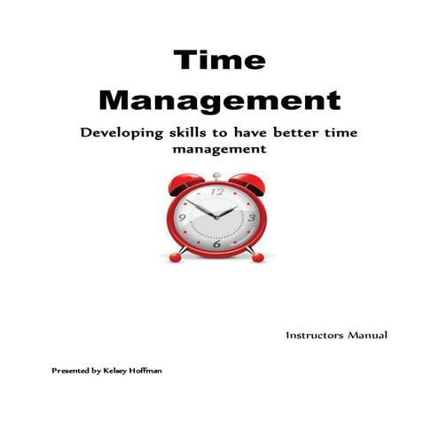 Time Managementinstructor