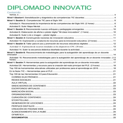 diplomado innovatic . Diplomado para docentes innovadores en el uso pedagogic...