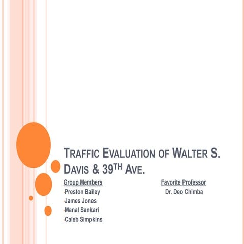 Traffic Evaluation DONE
