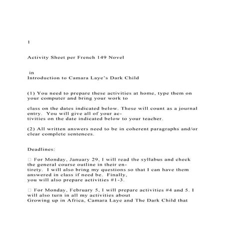 1  Activity Sheet per French 149 Novel   in Intr.docx
