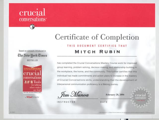 crucial conversations certification PPT crucial conversations certification PPT