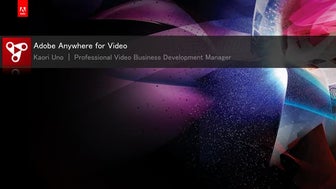 Adobe Anywhere for Video