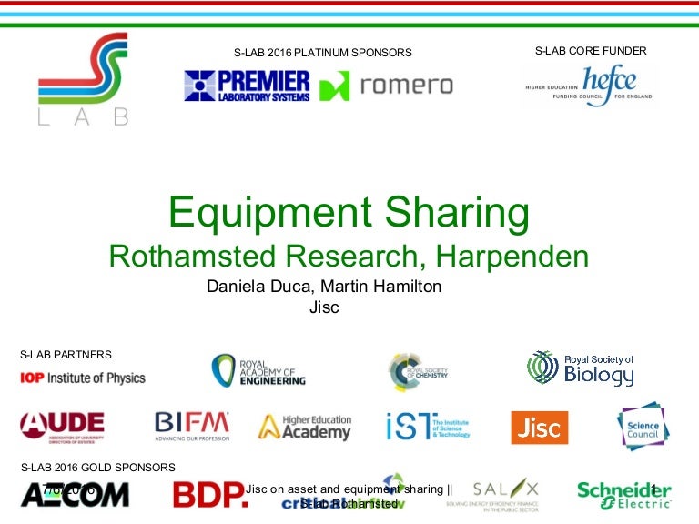 Equipment sharing