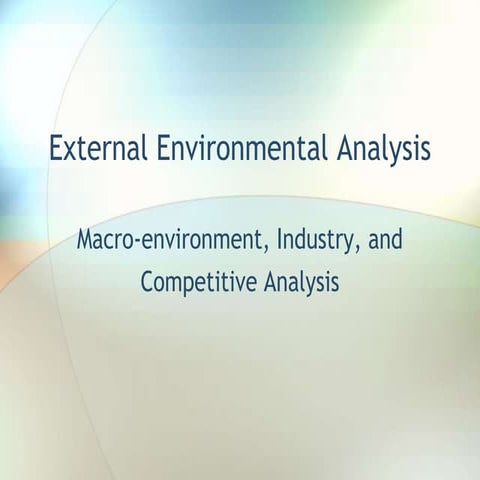 1a external environment