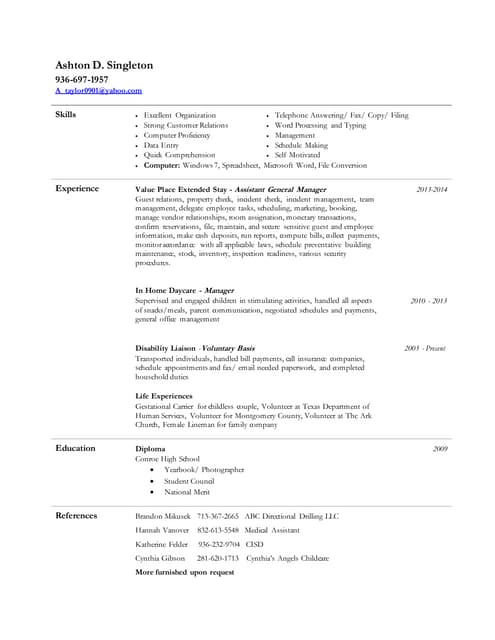 AMS resume | DOCX