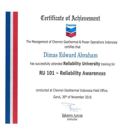 reliability certificates | PDF