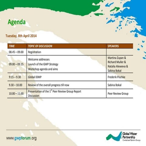 IDMP CEE 2nd workshop: Agenda and Objectives by Sabina Bokal