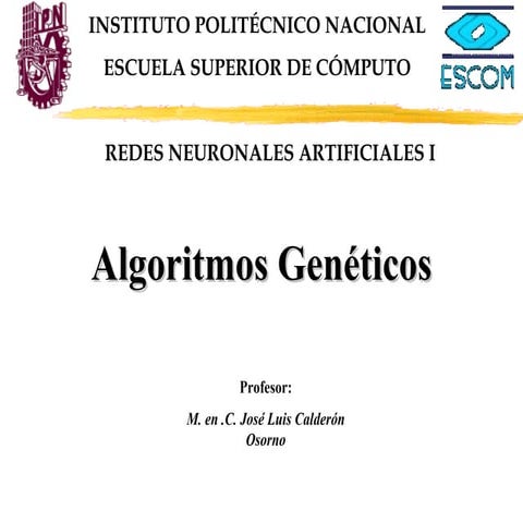 Algoritmos Genéticos