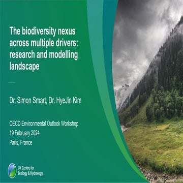 HyeJin Kim and Simon Smart - The biodiversity nexus across multiple drivers: ...