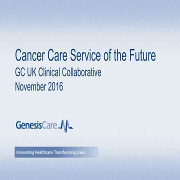 Aldo Rolfo, National Clinical Development Manager, Genesis Cancer Care ...