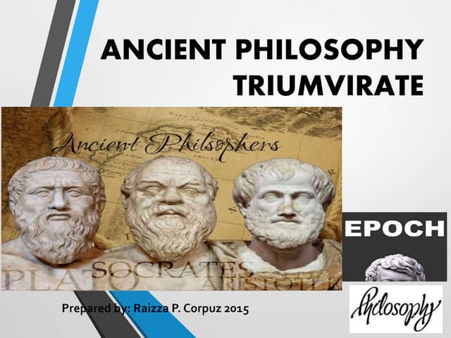 TRIUMVIRATE; SOCRATES PLATO ARISTOTLE