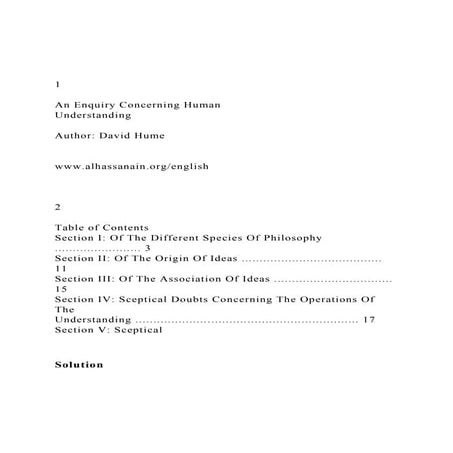 1 An Enquiry Concerning Human Understanding Author .docx