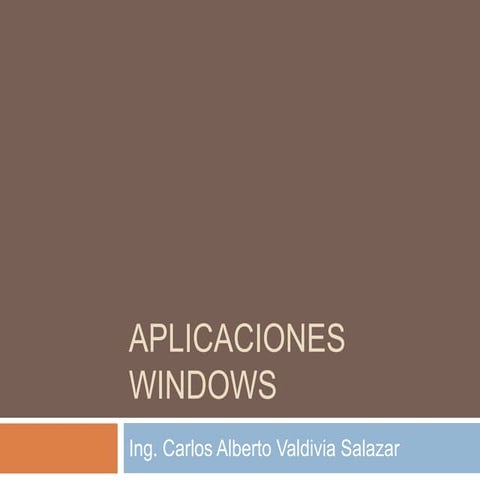 1 aplicaciones windows vb