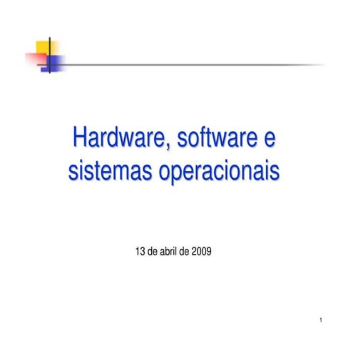 Aula 03 - Hardware e Software | PPTX