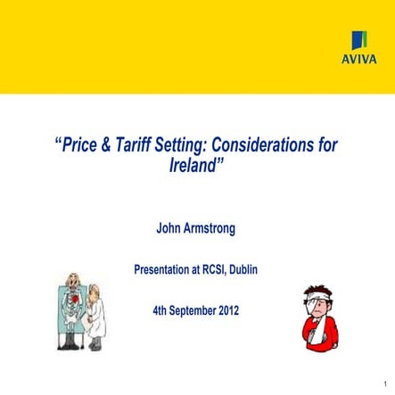 1 armstrong presentation on price and tariff setting v2