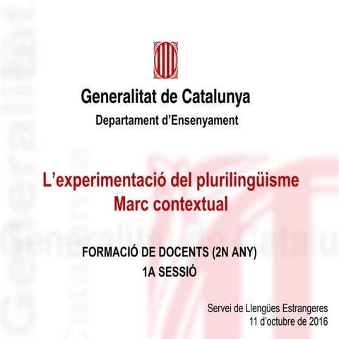 1a sessió docents GEP de 2n any (Edició 2015-17)
