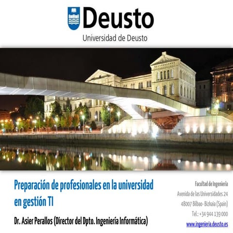 Futuro y Tendencias TI - Preparación de profesionales en la Universidad