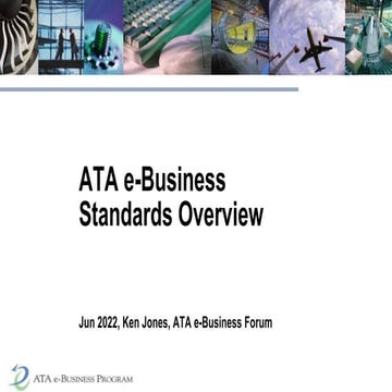 ATA e-Aviation Business Standards Overview