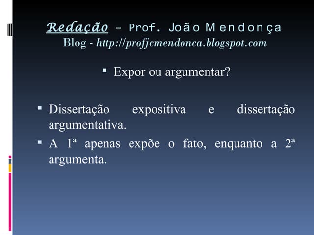 Aula de Redação nº 01