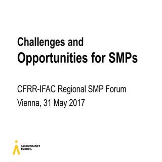 Challenges and Opportunities for SMPs