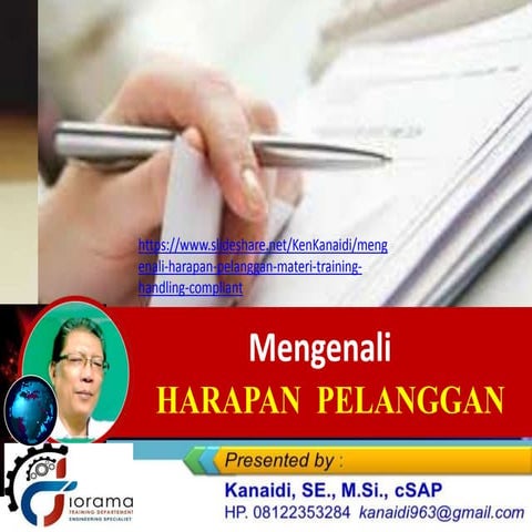 Mengenali Harapan Pelanggan & SERVICE EXCELLENCE _Training  "Survey KEPUASAN ...