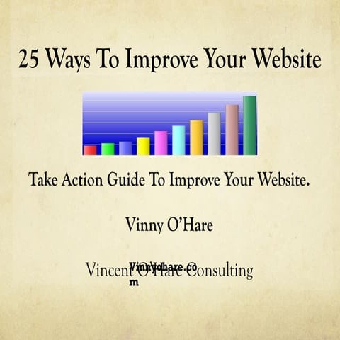 25 Ways You Can Improve Your Website | PPT